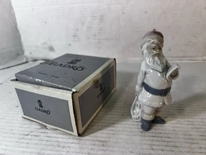 Vintage Lladro Figurine #5842 Santa Claus Mini Papa Noel Christmas Ornament Box - Picture 1 of 12