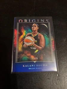 2024 Panini WNBA Origins Kalani Brown Dallas Wings 35/75 - Picture 1 of 1