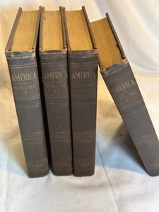 America Great Crises in Our History VFW Books 1925 4 Volumes Americanization Dep - Imagen 1 de 14