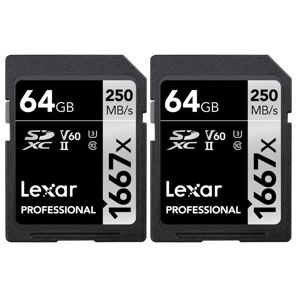 Lexar International LSD64GCBNA1667 64gb Pro Sdhc Sdxc 1667x Uhs-ii