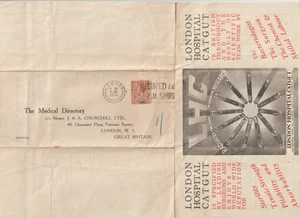 1935 MEDICAL DIRECTORY ADVERTISING SUBSCRIPTION LETTER JAMES EDWARD DAVENPORT - Picture 1 of 3