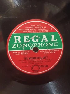 Vintage JIMMIE RODGERS Vinyl LP Record REGAL Wonderful City/Loved Three Women - Picture 1 of 6