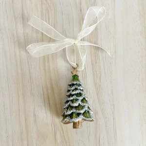 Monsoon Christmas Tree Enamel Christmas Ornament Tree Decoration - Picture 1 of 6