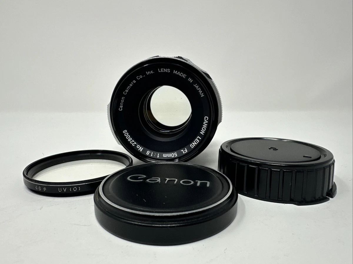 Canon f/1.8 Camera Lenses FL 50mm Focal for sale - eBay