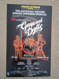 Guys And Dolls - 1984 Poster starring Lulu at Prince of Wales Theatre, London - Picture 1 of 1