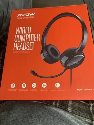 Mpow PA071A Computer Headset with Microphone - Image 1 of 3
