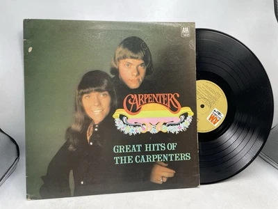 The Carpenters Great Hits Of The Carpenters 1972 AUS ORIGINAL PRESS VINYL LP - Image 1 of 4