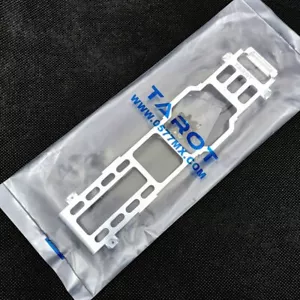 TAROT 500 Helicopter Metal Bottom Plate Silver Upgrade For Align Trex 500 - Picture 1 of 2