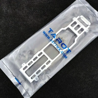 Helicóptero TAROT 500 Placa inferior de metal Plata Actualización para Align Trex 500 Foto 1 de 2