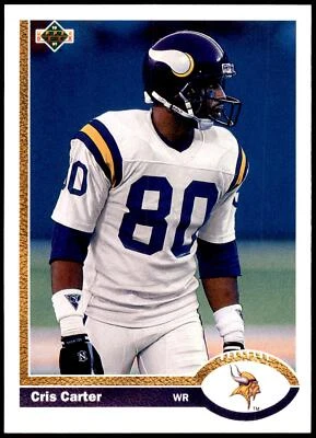 Cris Carter #56 1991 Upper Deck - Image 1 of 2