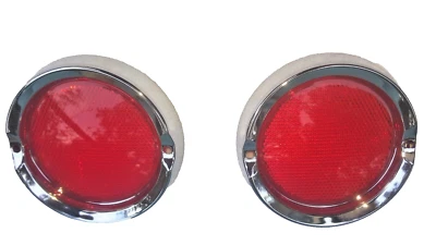 FJ55 REAR REFLECTORS New Reproduction Toyota Land Cruiser FJ55 09/71 to 09/77 - Image 1 of 4