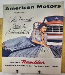 1955 RAMBLER AMERICAN MOTORS SALES BROCHURE ORIGINAL - Picture 1 of 2