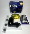 New PUR Maxion Faucet Mount Filtration System FM-2000B Black & 2 Sealed Filters