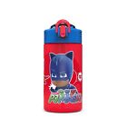 Zak Designs Pj Masks Kids Water Bottle With Spout Cover And Built-In Carrying...