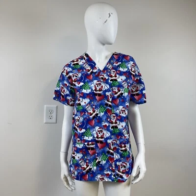Christmas Uniform/Scrub Top - Image 1 of 4