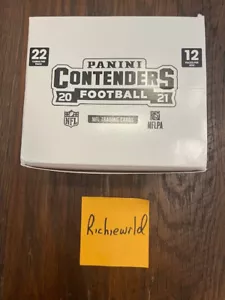 2020-21 NFL Panini CONTENDERS FOOTBALL CELLO BOX-12 huge factory sealed packs - Picture 1 of 3