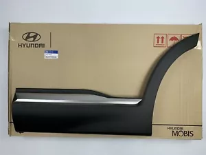 Rear Door Lower Molding 2021-2023 Santa Fe Left Driver Side Garnish Satin Chrome - Picture 1 of 4