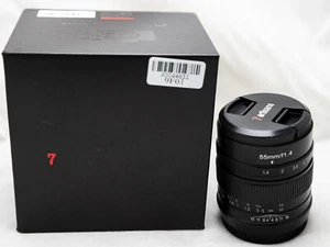 7artisans 55mm f/1.4 Manual Fixed Lens for Fujifilm X Mount IMMACULATE+ - Picture 1 of 7