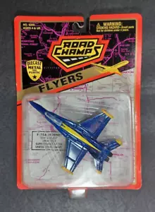 Road Champs Flyers (1996) F-18A Hornet Blue Angels High Tech Super Fighter USN - Imagen 1 de 8