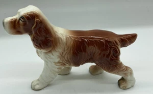 Figura vintage de porcelana Springer Spaniel perro cocker japonés - Imagen 1 de 11