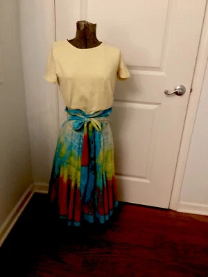 PEPPERMINT BAY, Usado Como Parero, Falda Elástica, Vestido Halter Nuevo con Etiquetas $75 Talla S Foto 1 de 4