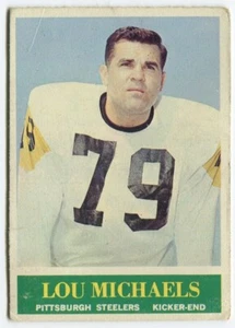 1964 Philadelphia #147 Lou Michaels Pittsburgh Steelers - Picture 1 of 2