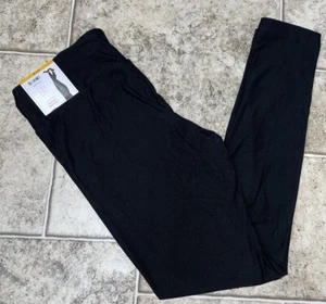NWT Womens Black Sueded No Boundaries High Rise Ankle Legging Pants Large 11-13 - Picture 1 of 12