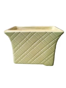 Maceta Chartreuse vintage Stanford Sebring Ohio cerámica #246 - Imagen 1 de 8