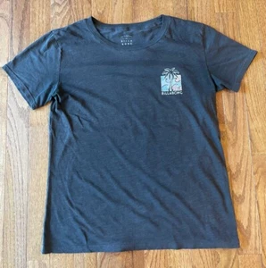 Billabong Women's Premium Short Sleeve Logo Graphic Tee, Dark Gray, Size Small - Picture 1 of 6