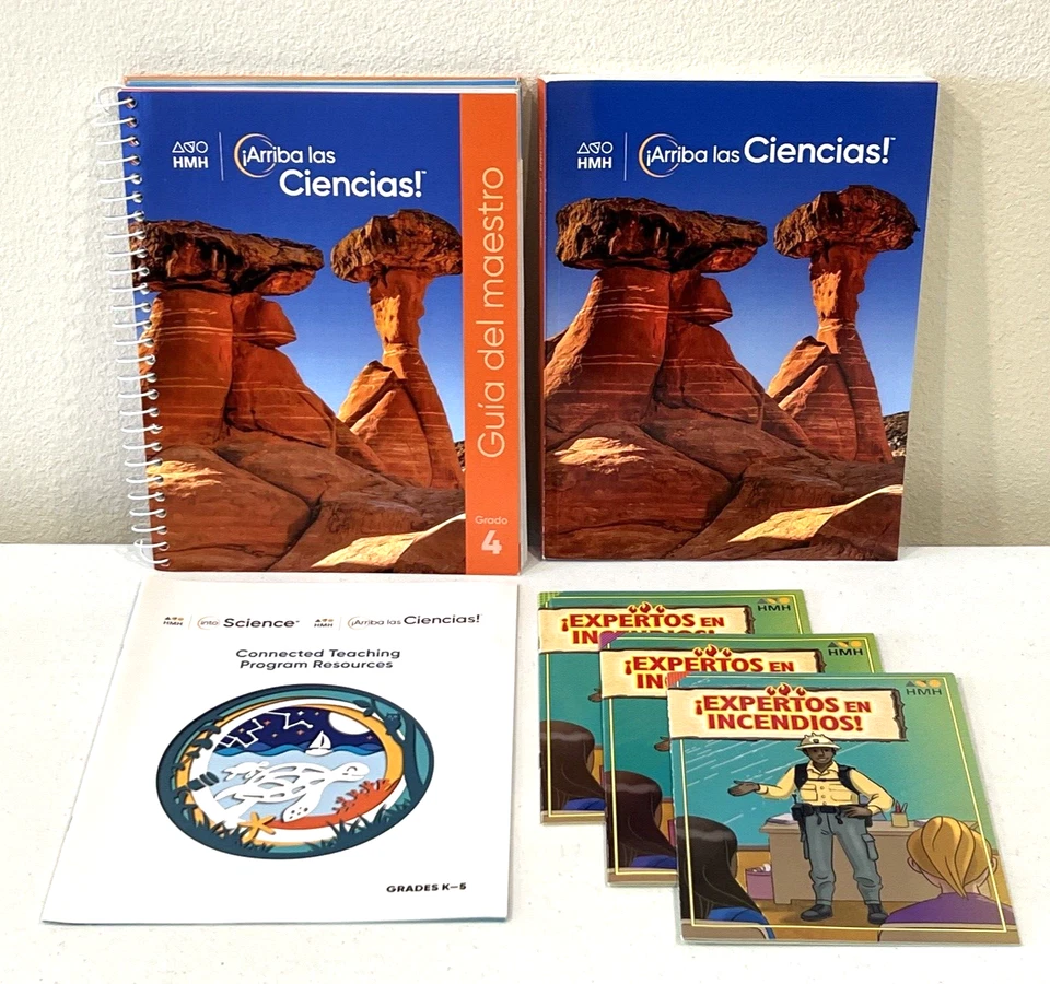 HMH Into Science Spanish Curriculum Arriba Las Ciencias Grade 4 Teacher Student - Image 1 of 1