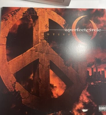 A PERFECT CIRCLE EMOTIVE 2x LP ORANGE VINYL LIMITED 2005 - Image 1 of 4