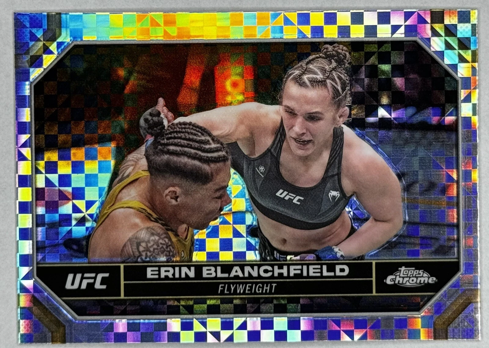2024 Topps Chrome UFC Erin Blanchfield X-Fractor #65