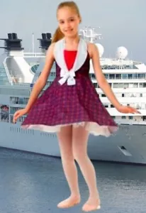 Lot de 7 déguisement de danse sucette bon bateau robe marin 6-enfant 6C et 1-enfant 12C - Photo 1/7