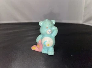 Vintage Care Bears Bedtime Bear with Blanket PVC Figure 1984 Miniature Mini 2” - Picture 1 of 2