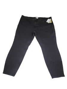 H&M Skinny Leg Black HighRise Legging Denim Jean Pants Plus Size 3XL NEW - Picture 1 of 10
