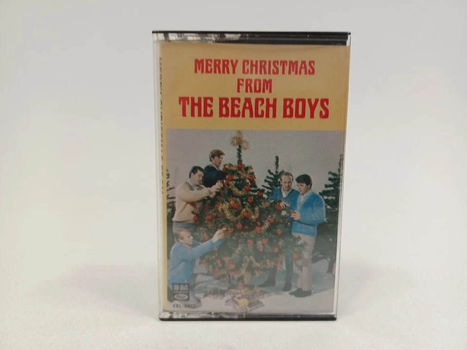 The Beach Boys Merry Christmas Cassette Tape 1984 VTG Holiday Music Foto 1 de 4