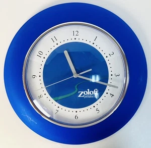 Vintage Zoloft Clock w/ Brand New Duracell Battery - Picture 1 of 9