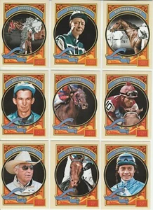 2014 Panini Golden Age Race Horses and Jockies 9 cards lot  - Picture 1 of 1