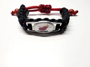 Miami Heat Adjustable Charm Bracelet Fan Apparel & Souvenir Basketball NBA - Picture 1 of 7