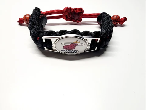 Miami Heat Adjustable Charm Bracelet Fan Apparel & Souvenir Basketball NBA Cover