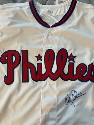 Wally Backman Signed Phillies Custom Jersey (PSA COA) - Image 1 of 4