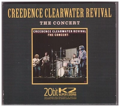 Creedence Clearwater Revival Concert 1970 Oakland CA  20bit /K2 Super Coding CD Foto 1 de 4