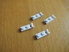 Lego 4 x 60478 Plate 1 x 2 with Handle on End White