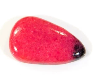 PRECIOSA PIEDRA PRECIOSA TRANSLÚCIDA CABUJÓN PERA RODONITA ROSA NATURAL 51 CT BR0206 - Imagen 1 de 5