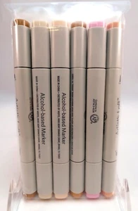 Michaels NEUTRALS* Artist's Loft Dual-Tip Sketch Alcohol Markers, 6 Stück #15a - Bild 1 von 5