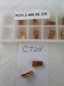 10 NEW SANDVIK N151.2 400-5E CARBIDE INSERTS GRADE: 235. GROOVING / PART {C724} - Picture 1 of 3
