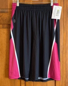 Pantalones Cortos Para Hombre NUEVO Holloway Dry-Excel Negro, Rosa y Blanco - L - Imagen 1 de 4