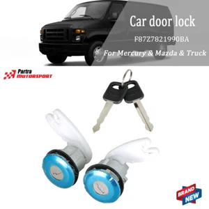 2x Cilindro de cerradura de puerta y llaves para camioneta Ford F150 F250 F350 Explorer Ranger - Imagen 1 de 8