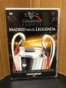 MADRID NELLA LEGGENDA DVD CHAMPIONS EUROPE 1955/2005 OTTIMO - Imagen 1 de 2