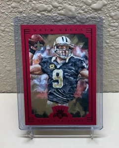 Drew Brees 2015 Panini Gridiron Kings Red Frame Parallel Card #92 - Picture 1 of 1